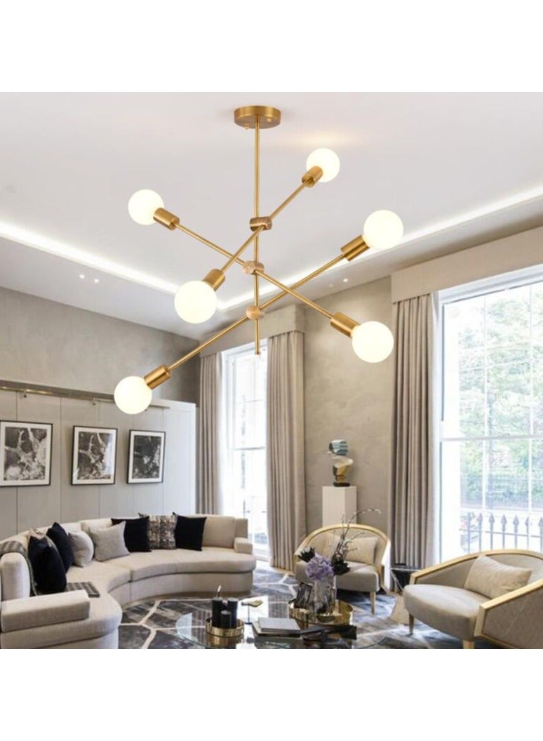 Modern Led Chandelier Home Decoration Luminaires Long Pole Design Hanging Lamps Living Room Kitchen Restaurant Lighting Lamp - Image 1